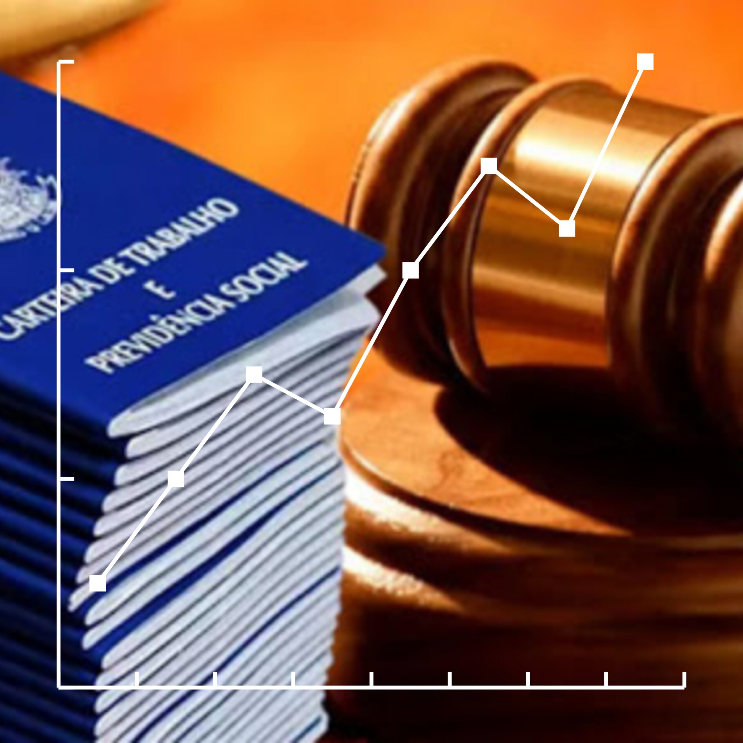 Crescimento de ações trabalhistas